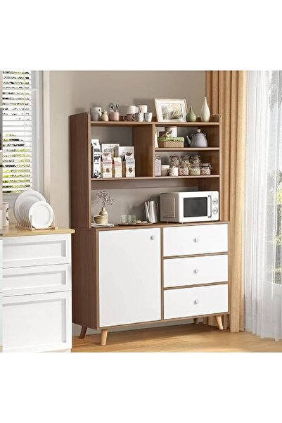 NKX خزانة مطبخ حديثة مع أدراج وباب منسدلة لغرفة المعيشة وغرفة الطعام وخزانة جانبية