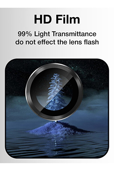 Glassology Lens Protector for Samsung Z Flip 7 – Black | HD Clear & Scratch-Resistant Shield