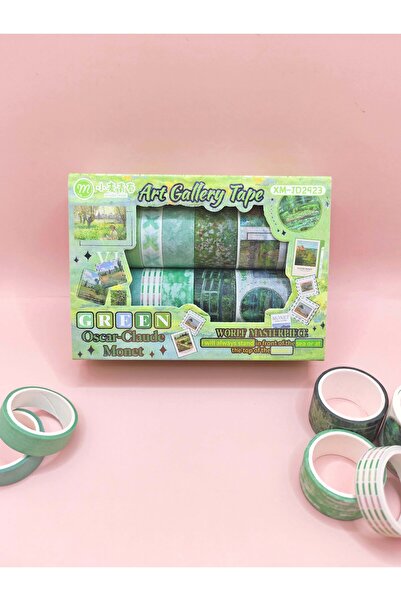 Limmy Art Vintage Washi Tape Adhesive Masking Paper Patterned Tape 12-Pack - ...