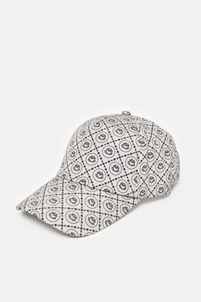 REDTAG Women Grey Printed Cap