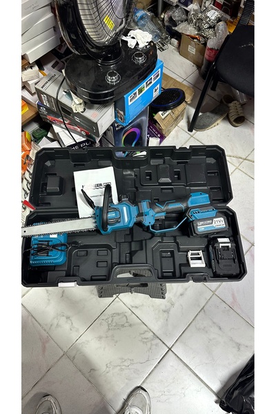 KIMMERPLUS PROFESYONEL Şarjlı Uzatmalı/Teleskopik Budama Testeresi Akülü Mini...