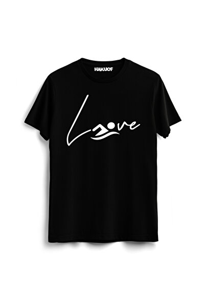 hakuof تي شيرت تركي أصلي من القطن بنمط السباحة للجنسين