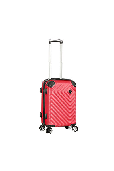 Madisson cabin trolley SW44103, ABS, lock, 4 double wheels, 35L, 55 cm, red