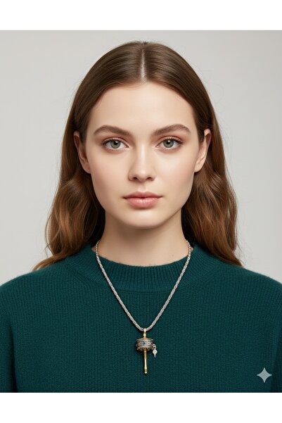 PİRAMİGO Carry the Spirit of Tibet on Your Neck: Ancient Return Wheel Necklace