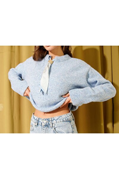 Vaniza Standard Size Midi Length Soft Scarf Sweater