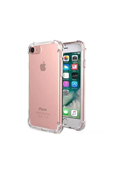 PlanetPhone Husa pentru iPhone 7/8, transparentă din silicon, colțuri întărit...