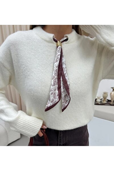 Vaniza Standard Size Midi Length Soft Scarf Sweater