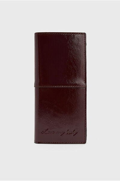 Love My Body Deri Büyük Cüzdan