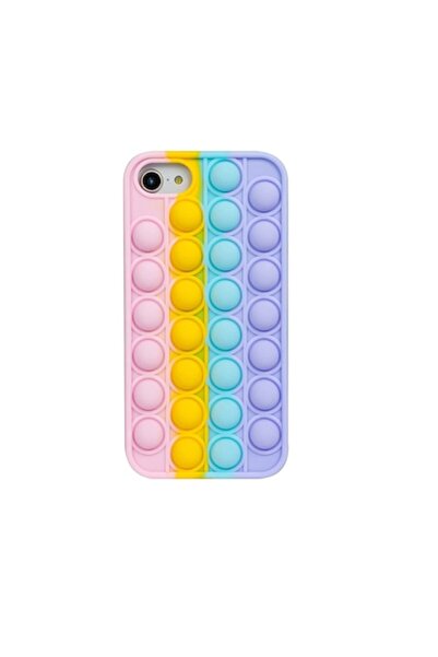 PlanetPhone Husa din silicon POP IT pentru iPhone SE 2, rezistentă la șocuri,...