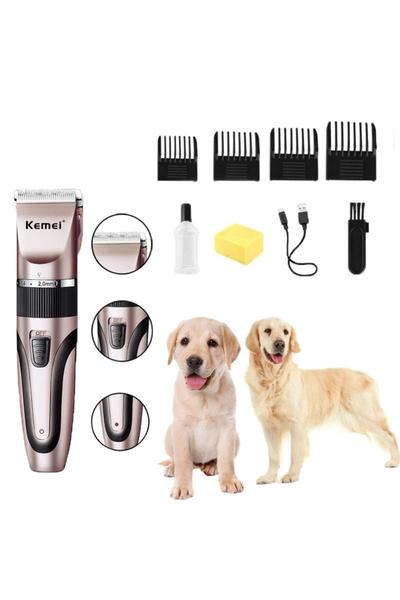 Kemei Masina de Tuns Electrica pentru Animale de Companie, Caini, Pisici, Pro...