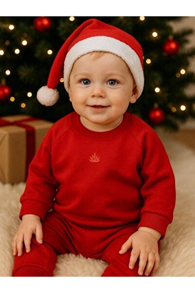 Zekids Baby Organic Red Sweatshirt