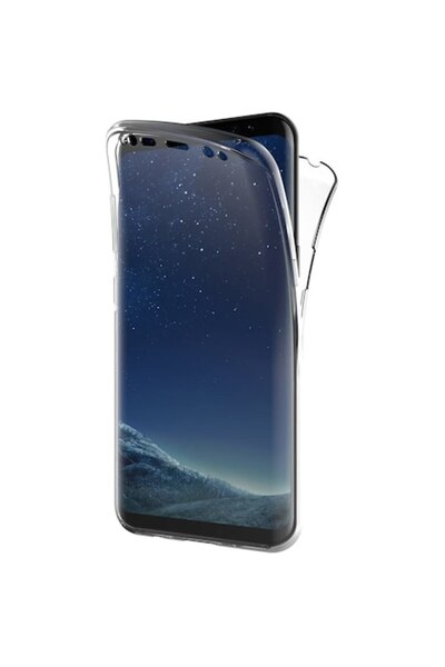 PlanetPhone Husă pentru Samsung S8 Plus, protectie fata spate 360°, silicon, ...