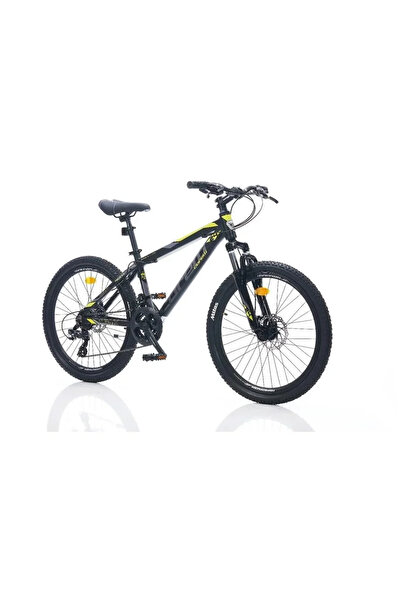 Corelli FELİX 2.2 ERKEK DAĞ BİSİKLETİ 310H MD 24 JANT 24 VİTES SİYAH SARI GRİ