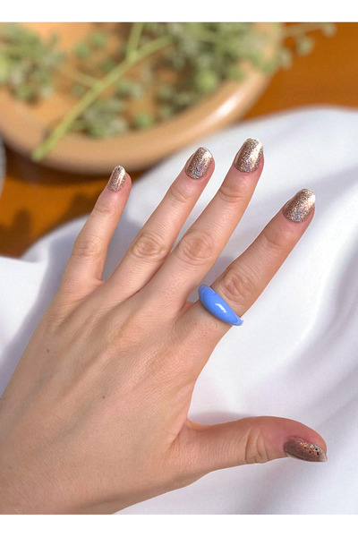 Butik Murano Camı Yüzük – El Yapımı Tasarım Kadın Yüzük