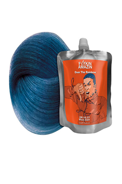 AMAZING Masca Cu Pigment Direct 200 ML – Blue Jean – OVER THE RAINBOW