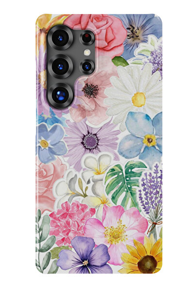 lelia حافظة هاتف شفافة متوافقة مع هاتف سامسونج جالاكسي S25 الترا مطبوع |   ال...