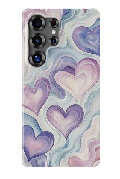 lelia حافظة هاتف شفافة متوافقة مع هاتف سامسونج جالاكسي S23 الترا مطبوع |   ال...