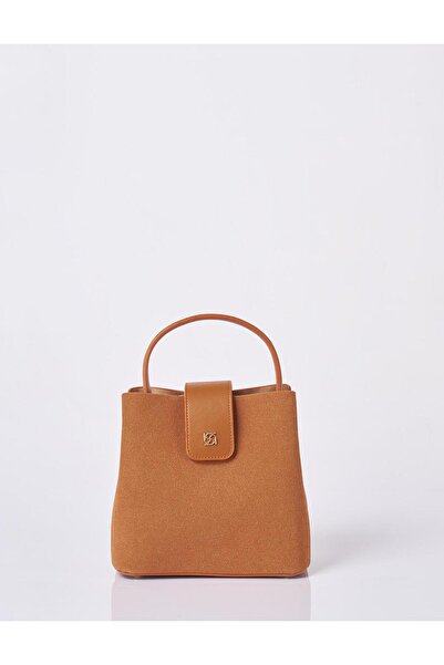 Kayra Nubuck Bag with Cover Tan
