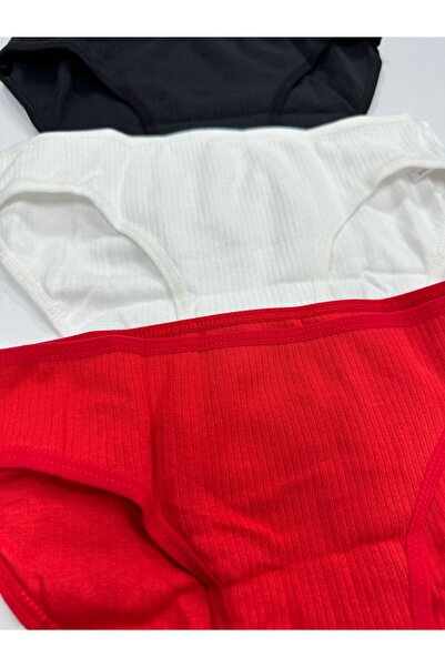 EROSSHOP Γυναικεία βασικά βαμβακερά εσώρουχα 3 τεμαχίων