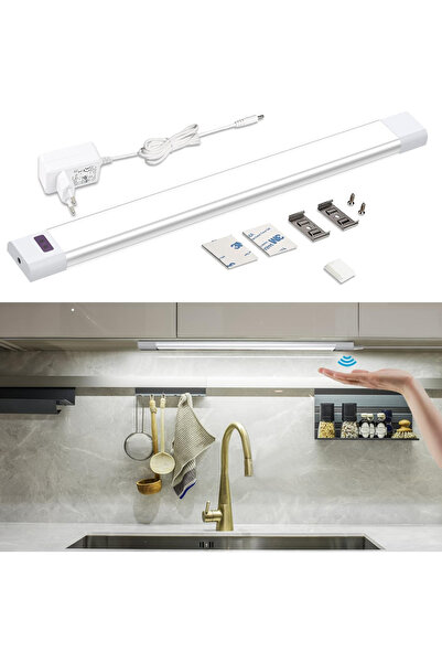 OEM Bandă luminoasă LED de 30 cm pentru sub dulap, senzor infraroșu fără atingere, 6000K, 5W, 280lm