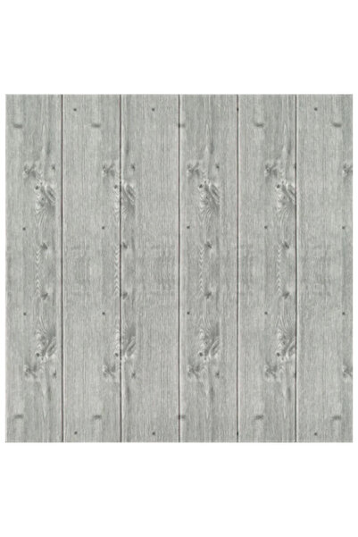 SDEPOT Set of 50 S DEPOT® wallpaper tiles, 3 mm thick, dimensions 70x70 cm, wood pattern, gray
