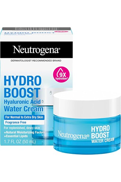 Neutrogena Hydro Boost Skincare Set - Water Cream 1.7 fl oz & Trial Hydrating Gel Cleanser 0.5 fl oz