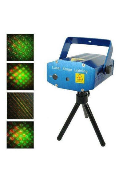 Reflection Vision Mini Laser Effects Projector - Red and Green