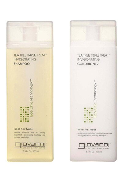 Giovanni 2-Piece Eco Chic Tea Tree Shampoo And Conditioner Set