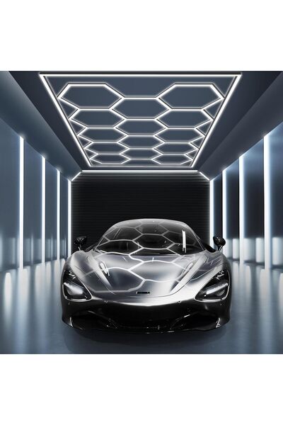 hotzeass HoneyComb 14 LED Hexagons with Frame, 672W, 4845 × 2435 mm