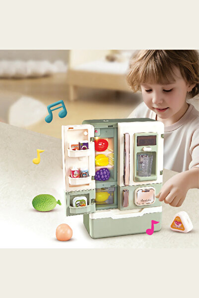 Ucuzuna Bak Oyuncak Işıklı ve Müzikli Buhar Çıkaran 28 Parça Aksesuarlı Buzdo...