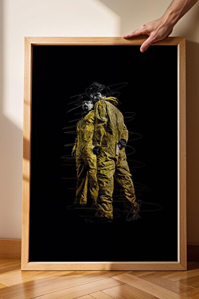 Saturn Pictură înrămată în rame Breaking Bad Walter White Jesse Pinkman - Pos...