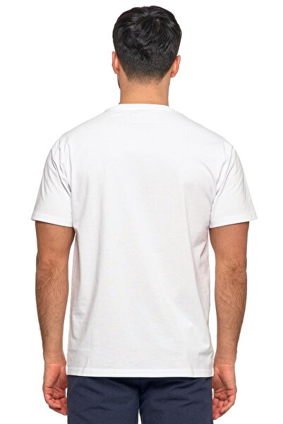 MORAJ Men's T-Shirt Cotton Short Sleeve White PLUS SIZE 4XL