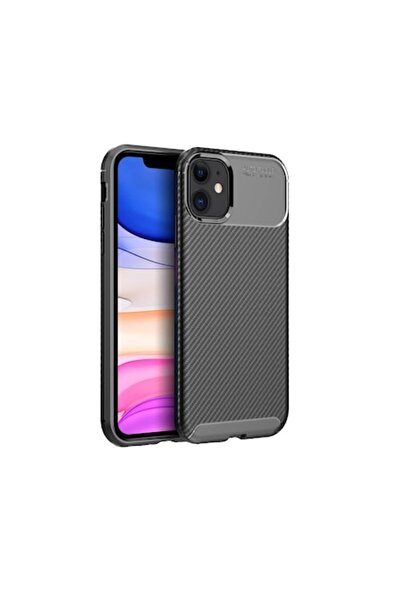 PlanetPhone Husa pentru iPhone 11 , Neagră, ultra-subțire în stil Carbon, din...