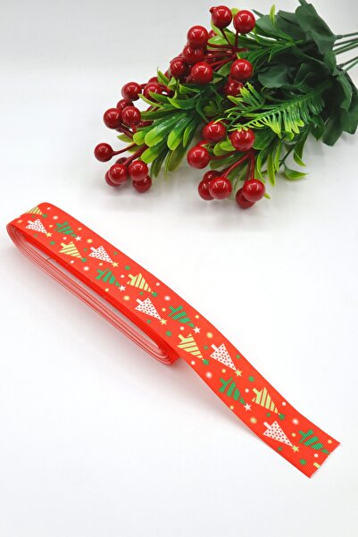 YENİCİ شريط مزخرف لرأس السنة (10 أمتار - 2.5 سم)