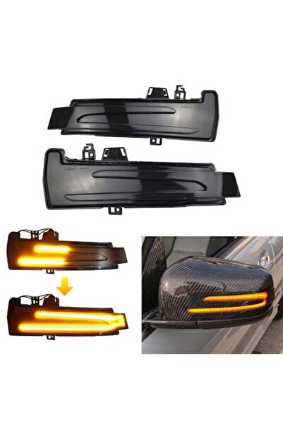GizMondo Set semnalizatoare oglindă LED fumurii (dinamice) pentru Mercedes A ...