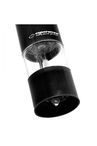 ESPERANZA Rasnita electrica pentru piper cu lumina Malabar EKP001K, LED, Functionare cu 1 buton, Neg