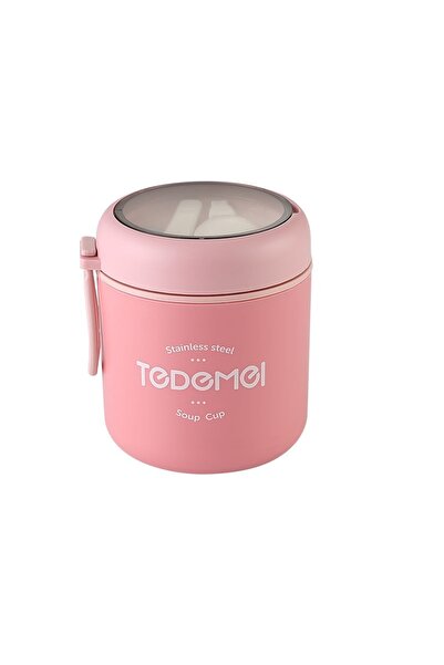 REDQUIT Termos pentru hrană pentru bebeluși, oțel inoxidabil, roz, 530 ml