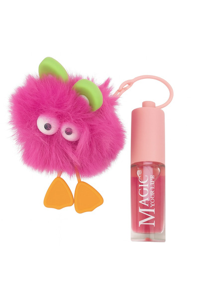 WANDA NARA COSMETİCS Lipgloss Tropikal Kokulu Işıltılı Lip Gloss + Şirin Pelu...