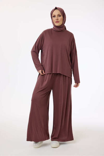 My City 5712 - Stylish Comfortable Soft Textured Women's Blouse Pants Set