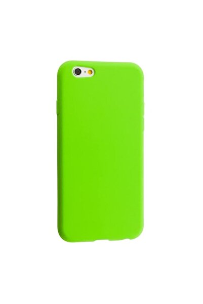 PlanetPhone Husa pentru iPhone 7, iPhone SE 2, silicon ultra subțire, interior din catifea, Verde neon