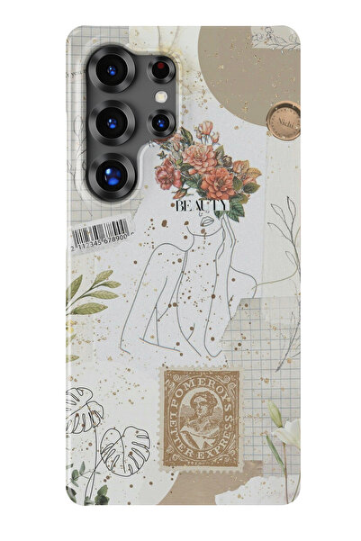 lelia حافظة هاتف شفافة متوافقة مع هاتف سامسونج جالاكسي S22 الترا مطبوع |   ال...