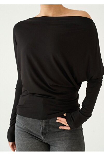 Serpirella Butik Boat Neck Blouse