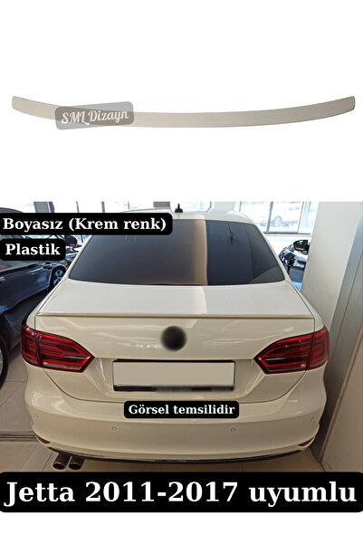 SML Dizayn Volkswagen Jetta Mk6 Spoiler Jetta Bagaj Üstü Spoyler Çıta Boyasız...