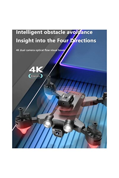 UNİBOX Remote Control Drone, 4K HD Camera, 360 Degrees, Altitude Hold, Obstacle Avoidance,