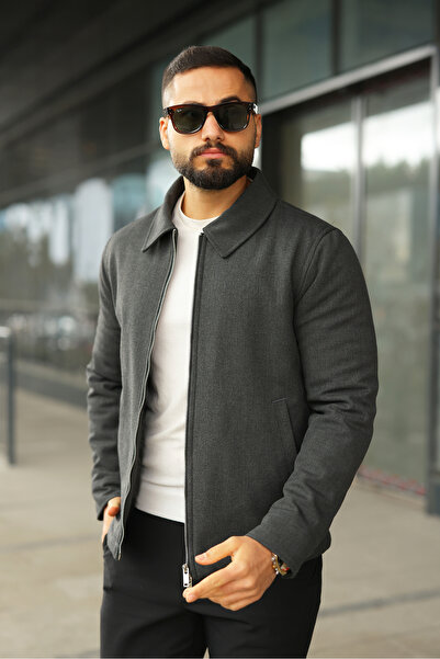 BASEL.CO Slim Fit Basic Double Zipper Lightweight Puffer Jacket