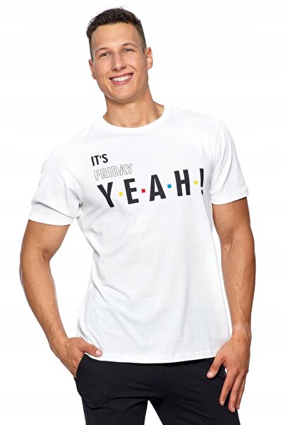 MORAJ T-Shirt White Short Sleeve Shirt - XL