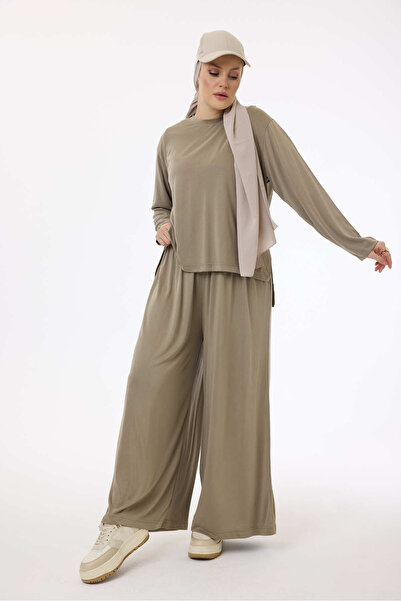 My City 5712 - Stylish Comfortable Soft Textured Women's Blouse Pants Set