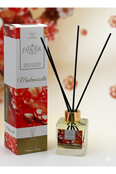 J'AMOUR EAU DE PARFUME Bambu Çubuklu Oda Kokusu Parfüm Serisi Matmazel Mademo...