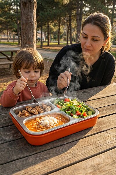 Penguen Okul İş Piknik Kamp Yemek Saklama Termosu Yemek Termosu