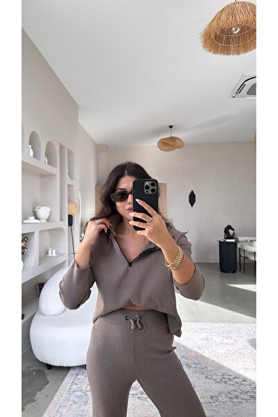 Buket Teke Mink Half Zipper Corded Fabric Basic Set